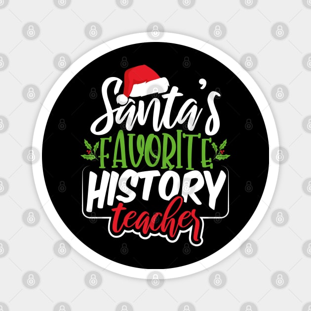 Santa's Favorite History Teacher Magnet by uncannysage